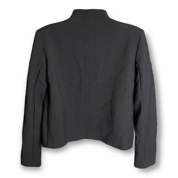 Women’s Massimo Dutti KNIT CARDIGAN WITH ZIP sz 4 Black MSRP $119 - Picture 3 of 12